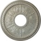 Ekena Millwork Tirana Ceiling Medallion (Fits Canopies up to 4 3/4"), 13 7/8"OD x 3 3/4"ID x 1 1/4"P, Flash Gold CM13TIFLS - alternate 1
